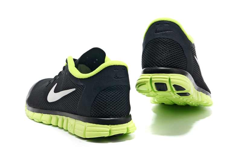 Nike Free 3.0 men black green new shoes men (4)